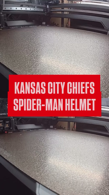 KC-Inspired Red & Gold Web Slinger Mask