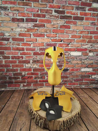 New Orleans-Inspired Black & Gold Masked Mercenary Mask