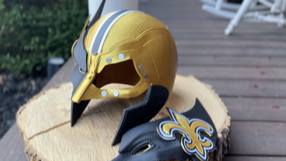 New Orleans-Inspired Black & Gold Mutant Cowl