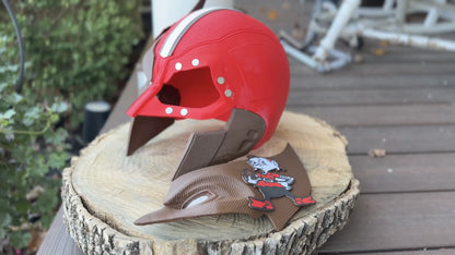 Cleveland-Inspired Brown & Orange Mutant Cowl