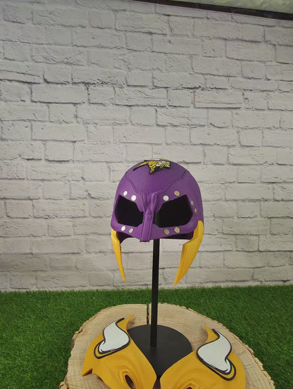 Minnesota-Inspired Purple, White, & Gold Mutant Cowl