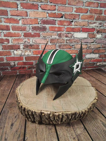 Dallas-Inspired Green & Black Mutant Cowl